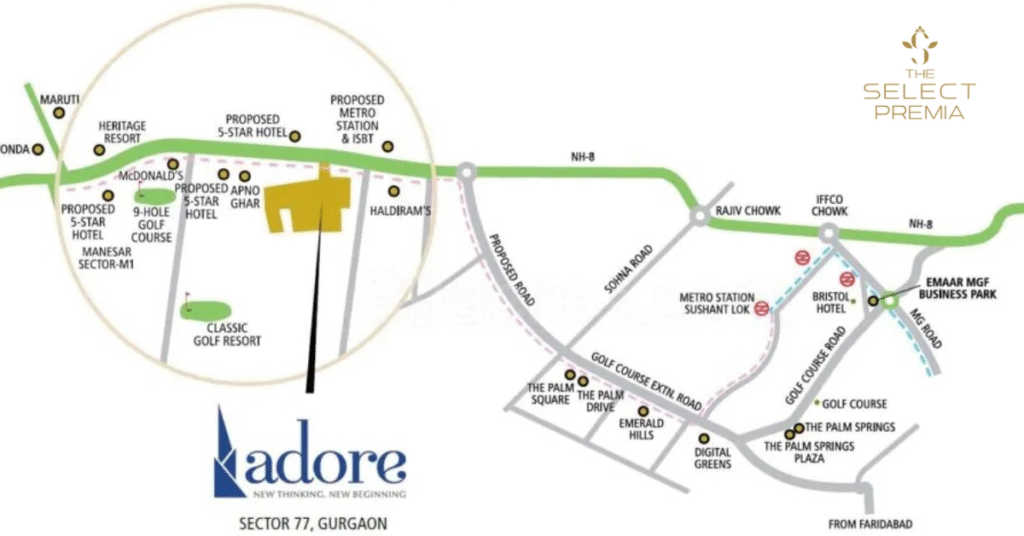 The Select Premia Location