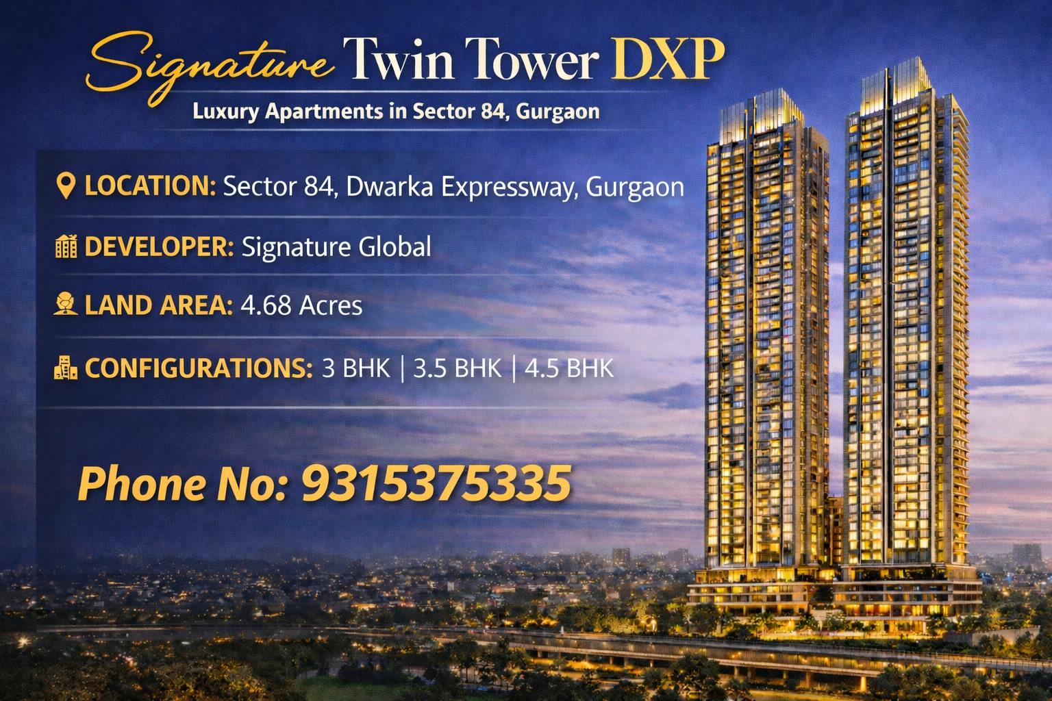 signature twin tower dxp