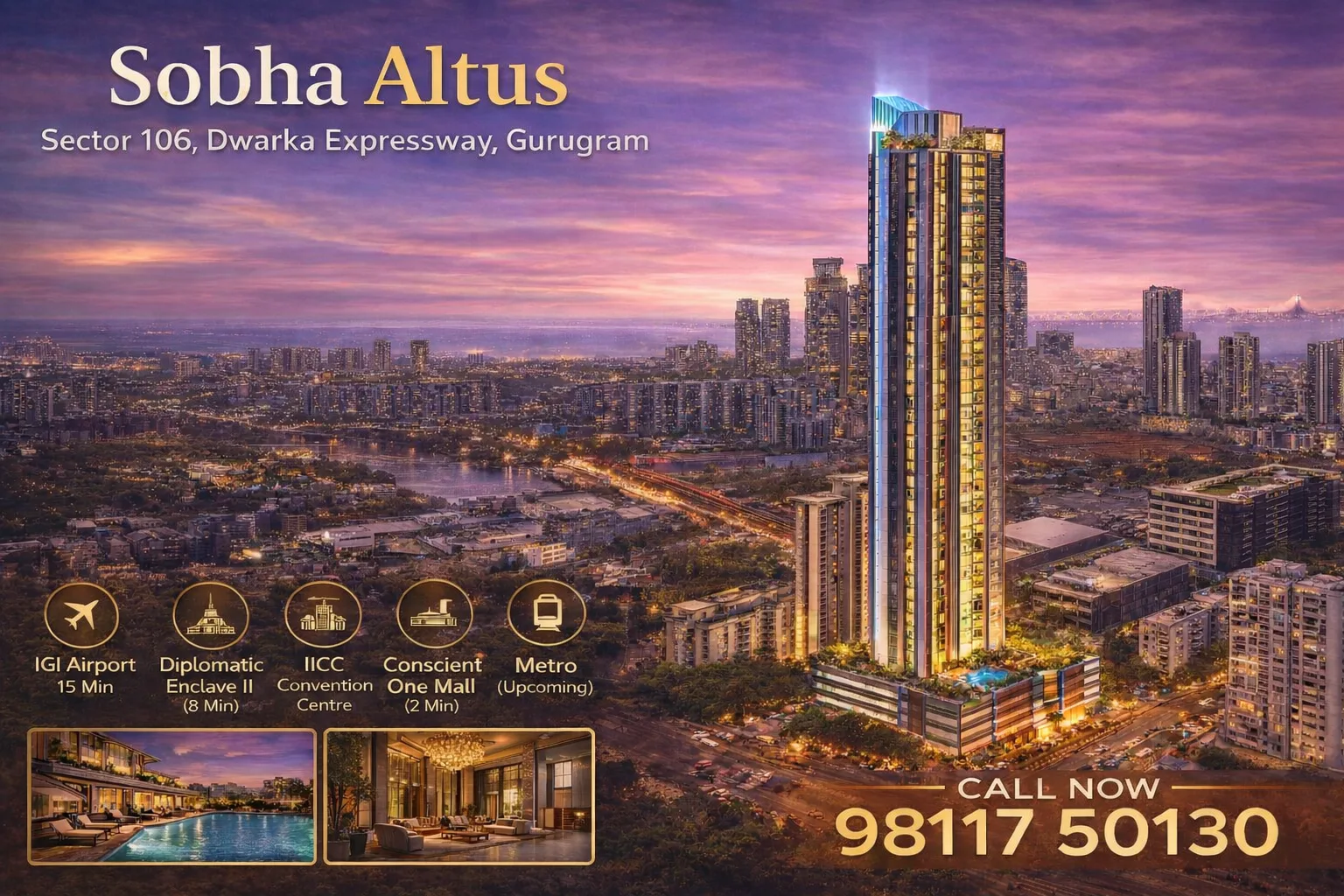 Sobha Altus Sector 106 Dwarka Expressway Gurugram