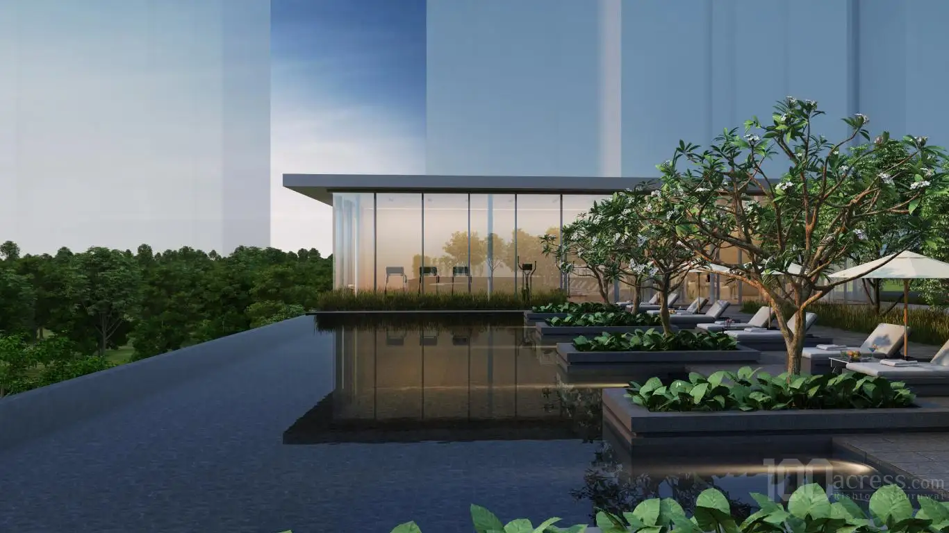 Oberoi Realty Three Sixty North garden